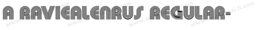 A RavieAlenRus Regular字体转换